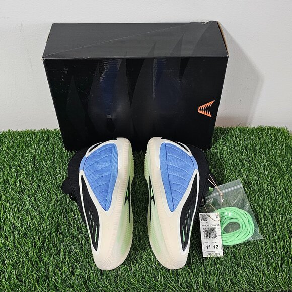 ADIDAS Anthony Edwards 2-Blue Fusion /Zero Metalic/Lime Burst - Size 11 -JR4359 main image 4